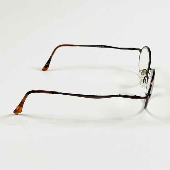 BLUE MOON BM85 Eyeglasses Frame Full Rim Oval 51-19-140 Metal Matte Brown Unisex - Picture 5 of 14